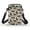 Black Cat Print, variant on 2 Layer Cell Phone Purse for Travel Hiking, Polyester with Adjustable Strap Sling Coin Wallet, Black Cat Print