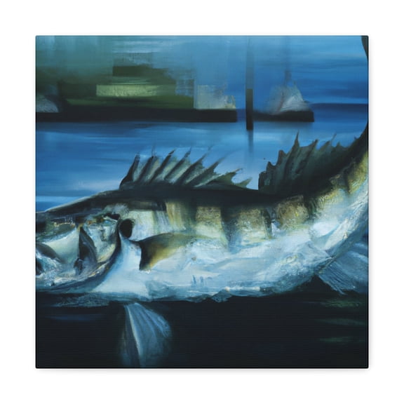 "Walleye on the Lake" - Canvas