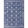 thumbnail image 3 of Unique Loom Timeless Collection Area Rug - Florence (5' x 8' Rectangle Navy Blue/Ivory), 3 of 6