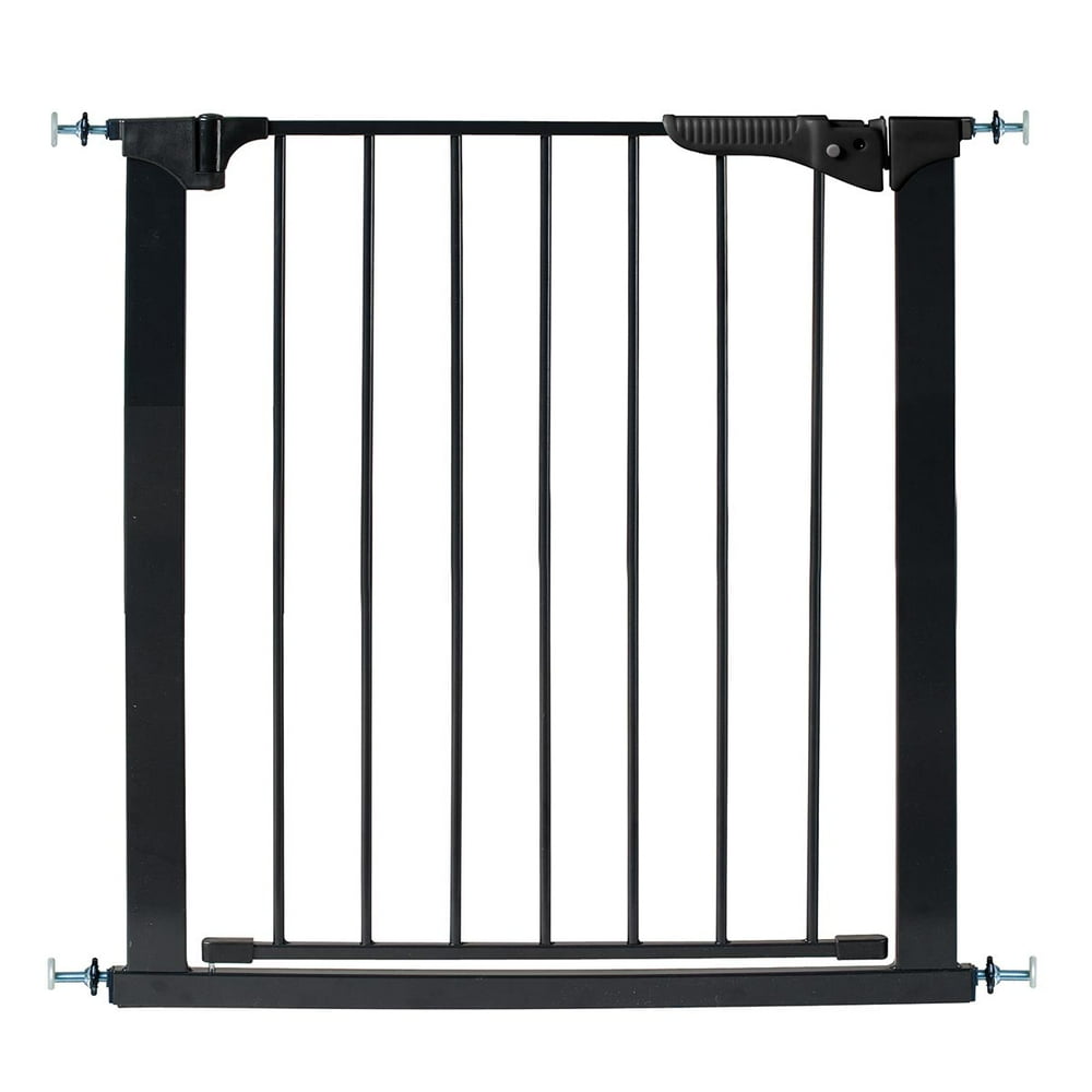 Kidco Heavy Duty Dog Gate, Black, 37"L x 1"W x 29.50"H