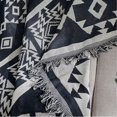 thumbnail image 2 of Manta tejida de algodón, manta acogedora para cama, funda de sofá y más, estilo bohemio, 2 of 5
