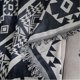 thumbnail image 2 of Manta tejida de algodón, manta acogedora para cama, funda de sofá y más, estilo bohemio, 2 of 5