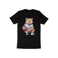 thumbnail image 4 of Funny Football Soccer Mom Bear Gift for Mommy Mother Women T-Shirt Football Soccer Bear Mama Birthday Holiday Present Men Women Kids Tshirt, 4 of 10