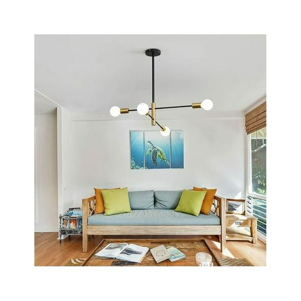 Suspension Luminaire LED Lustre industriel r tro noirs E27