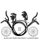 thumbnail image 3 of Naiovety Juego de frenos de disco hidráulico, accesorios de repuesto para bicicletas, componentes de bicicleta, accesorios de ciclismo, Kit de frenado, Ciclismo Negro Lados dobles/Discos Naiovety OD025938-06, 3 of 6