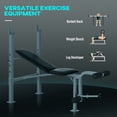 thumbnail image 3 of CoSoTower Incline Decline Weight Bench with Leg Extension and Barbell Rack, Adjustable Bench Press Weight Lifting Bench, 3 of 7