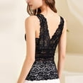 thumbnail image 4 of Bmisegm Women's Solid Color Lace Thin Sexy Camisole Ideal for Layering Women's Tanks & Camis Black One Size, 4 of 8