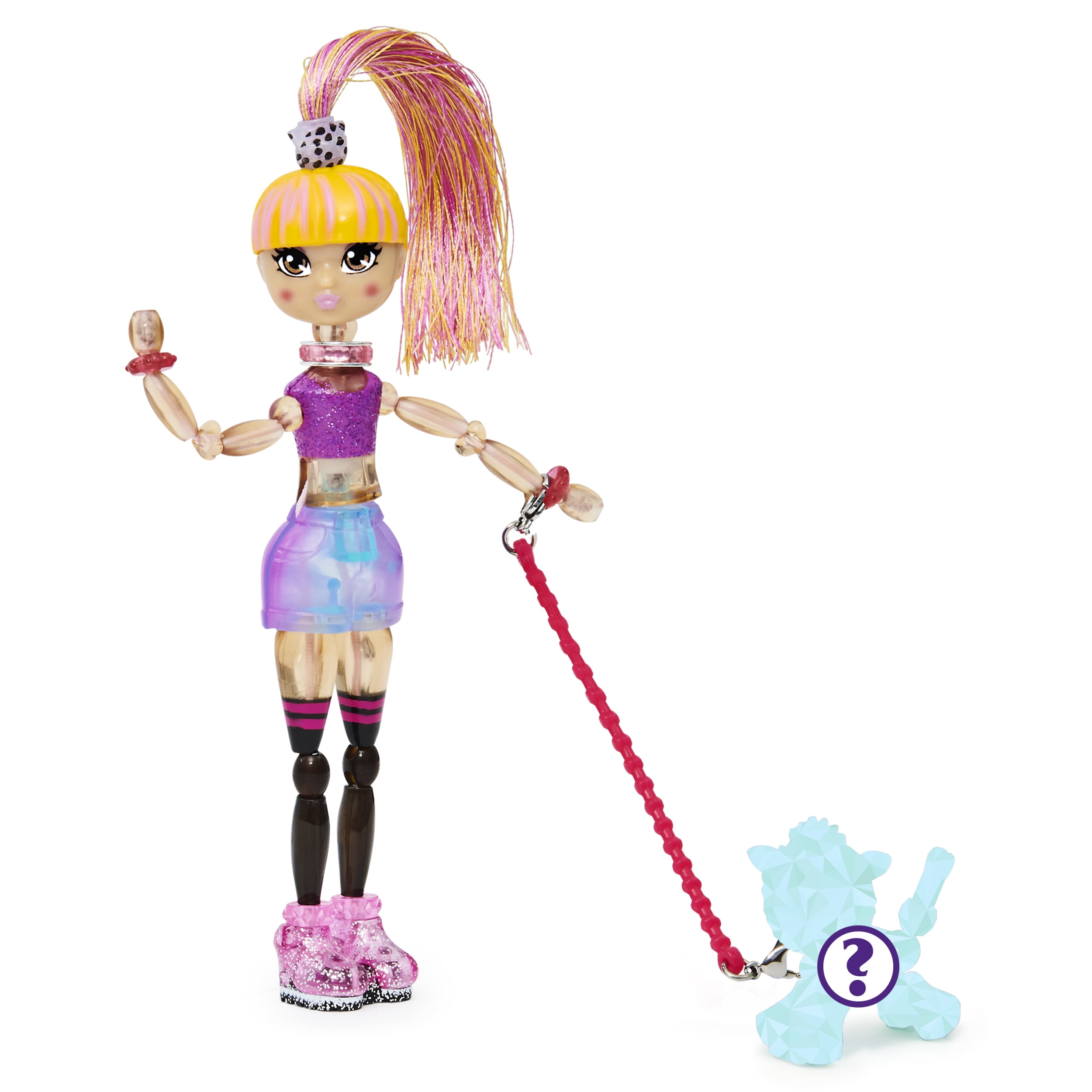 Twisty Girlz Kitty Katt Transforming Doll to Collectible Bracelet with Mystery