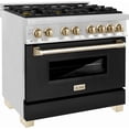 thumbnail image 7 of Zline Raz-Blm-36-G Autograph Edition 36" Wide 4.6 Cu. Ft. Free Standing Dual Fuel Range -, 7 of 7
