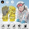 thumbnail image 2 of DHFJKG Kids Children Ski Gloves Winter Waterproof Insulated Warm Snow Gloves For Snowboarding Sledding Thermal Childlike Mitten, 2 of 5