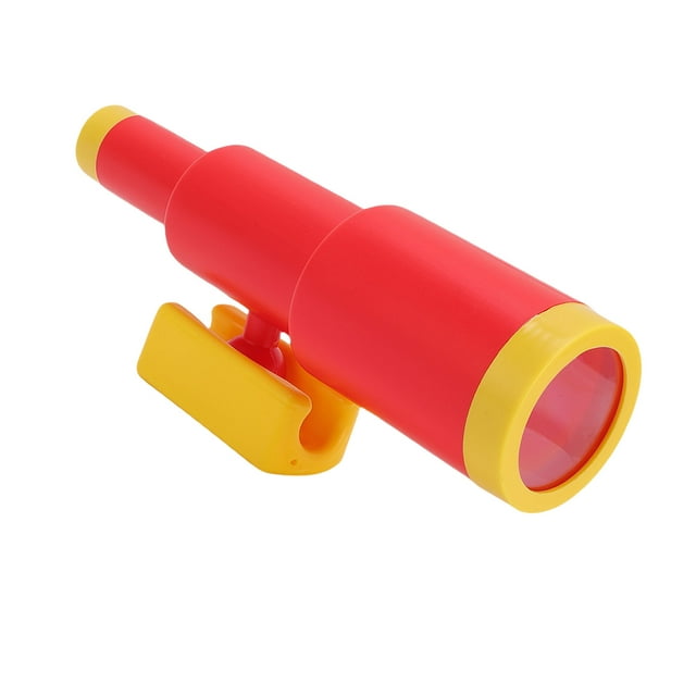 Telescope Toy, Funny Reusable Plastic Safe Educational Monocular Toy with Base for Present Outdoor
