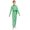 Green, variant on Aislor Kids Girls Christmas Candy Cane Striped Jumpsuit Dance Unitard Stage Performance Red 16
