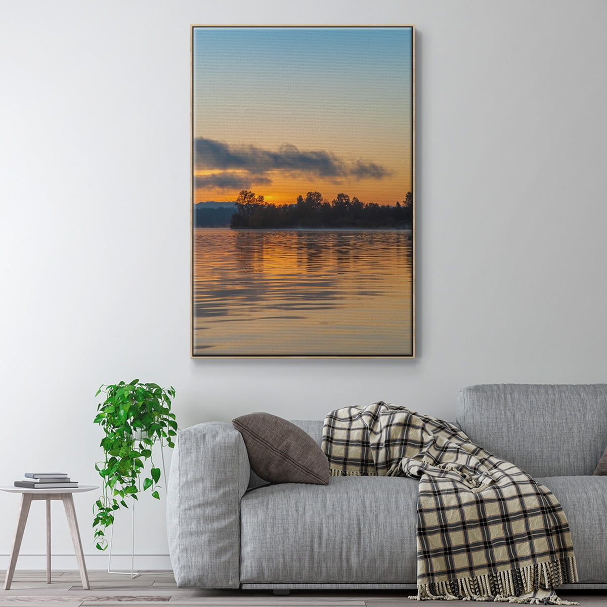Molten Gold Framed Premium Gallery Wrapped Canvas - Ready to Hang