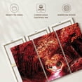 thumbnail image 6 of Elephant Stock Halnaker Tree Path Wall Art - Horizontal Multi Panel Canvas - Living Room Wall Decor - Nature Multi Panel - Red And Black Decor - 74" x 48", 6 of 8