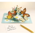 thumbnail image 3 of Butterfly in Love Garden 3D Pop Up Greeting Card For Everyday, Birthday, Thank You, Thinking of You, Mother's Day, Valentine, All Occasion, 5" x 7" Includes Envelope and Note, 3 of 11