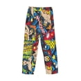 thumbnail image 3 of Wonder Woman Pajama Pants Drawstring Elastic Waistband Loungewear Comfy Separate Bottoms Sleep PJ Pants for Men Women Small, 3 of 10