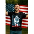 thumbnail image 5 of Tstars 'Murica American Flag Trump Shirt | Patriotic USA MAGA Men's Tee for 4th of July & Memorial Day XXXXX-Large Black, 5 of 8