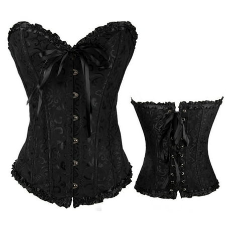 JOELY Corsets for Women White Black 12 Color Plus Size Corset Top Sexy Bustier Lingerie Waist Cincher Costume Tops  Size XS-6XL
