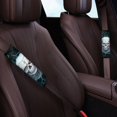 thumbnail image 3 of Chririnla Dual-Tone Skull Harness Pad Soft Touch Skin-Friendly Car Seat Belt Pads, Comfortable Driving Easy to Clean Compatible with Trucks SUV Auto, 3 of 6