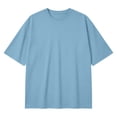 thumbnail image 5 of Plus Size 5XL Men's Shirt Short Sleeve 100%Cotton T-Shirts Breathable Crew Neck Athletic Tshirts Casual Summer Tops, 5 of 8