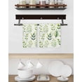 thumbnail image 3 of Green Leaves Kitchen Dish Towels for Drying Dishes Set of 2, Summer Botanical Farmhouse Leaf Watercolor Waffle Weave Microfiber Hand Tea Bathroom Towels Quick Dry & Absorbent Towel 15.7x23.6, 3 of 7