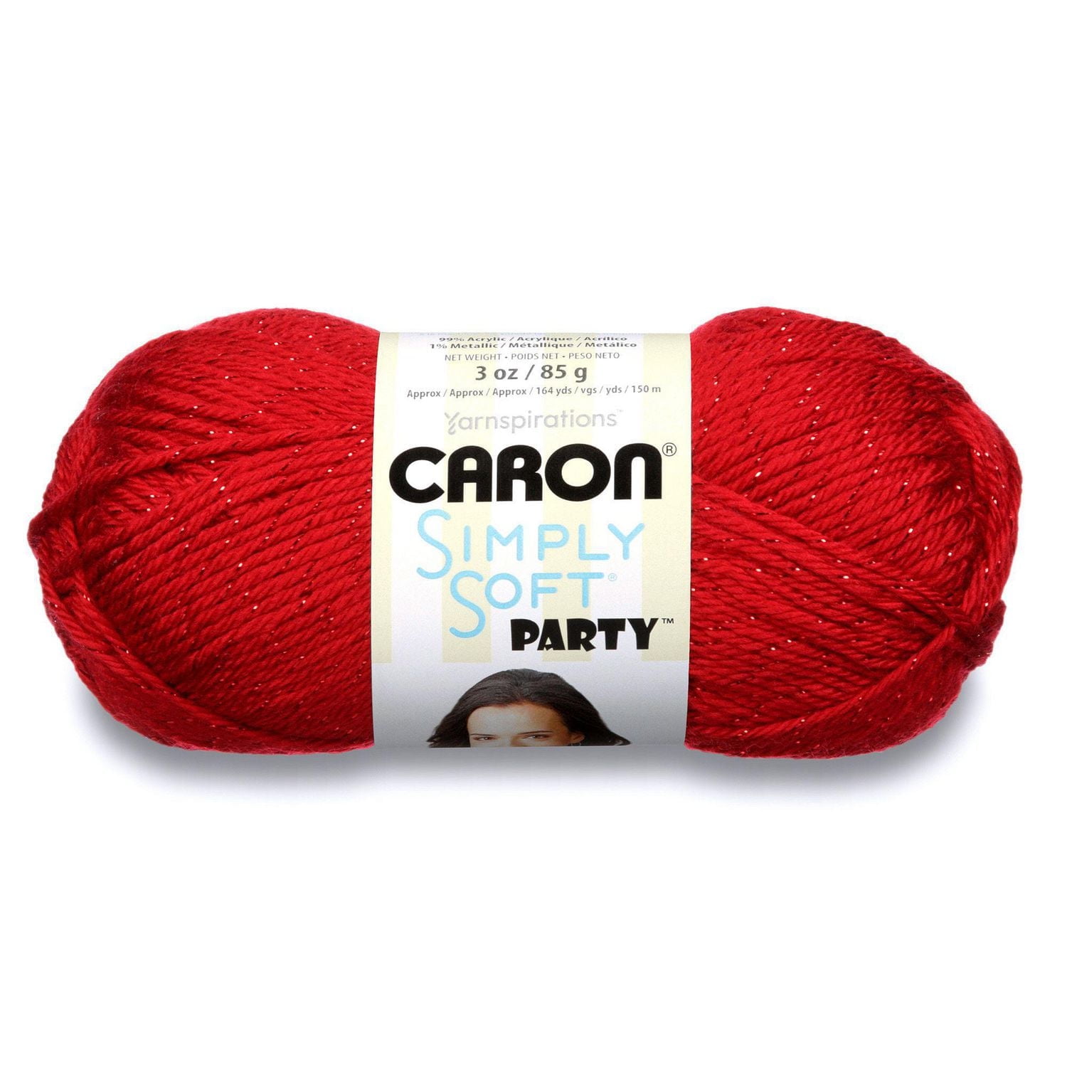 Caron® Simply Soft® Party™ Yarn, Acrylic #4 Medium, 3oz/85g, 164 Yards