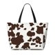 thumbnail image 2 of Fotbe Brown Cow Bolsa de Viaje para Playa - Resistente al Agua, Bolsa Tote de Gran Capacidad y Ligera con 7 Bolsillos para Mujeres y Hombres, 2 of 7