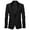 Black, variant on Kids Formal Casual Suit Jacket, Long Sleeve Lapel Button Coat with Pockets, Back to School Outfits for Boys and Girls