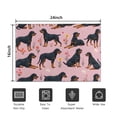thumbnail image 5 of Rottweiler Dogs with Pioneer Flower Door Rugs,Washable Non Slip Door Mats Indoor,Decorative Door Mats,Entry Mat Indoor for Entrance,Bedroom,Kitchen,Bathroom,16"x24", 5 of 6