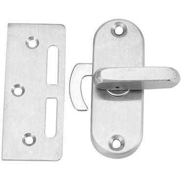 Sliding Door Lock Hook Barn Latches 304 Stainless Steel Handles Black Pocket Guide with Key