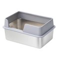 thumbnail image 3 of Esquirla Cat Litter Box Easy to Move Sifting Litter Basin Washable Kitten Litter Tray L Gray, 3 of 8