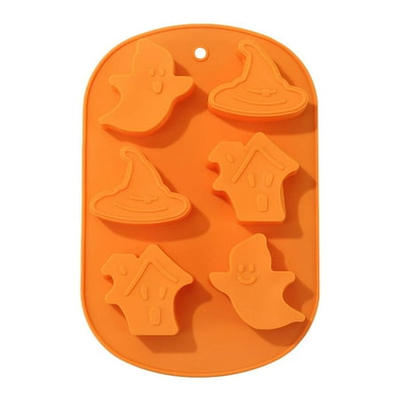 

BESTHUA Ghost Silicone Mold 3D Non-Stick Chocolate Mould Halloween Candy Molds Baking Tools for DIY Making Chocolate Ice Cube Cupcake Jelly Soap robust