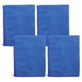 thumbnail image 1 of unbranded 4Ud Toallas De Limpieza De Microfibra Azul Multiusos Para Cocina Y, 1 of 5