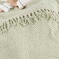 thumbnail image 4 of Home Soft Things Reversible Tweed Throw Blanket, Super Soft & Cozy - Oatmeal, 60x80", 4 of 8