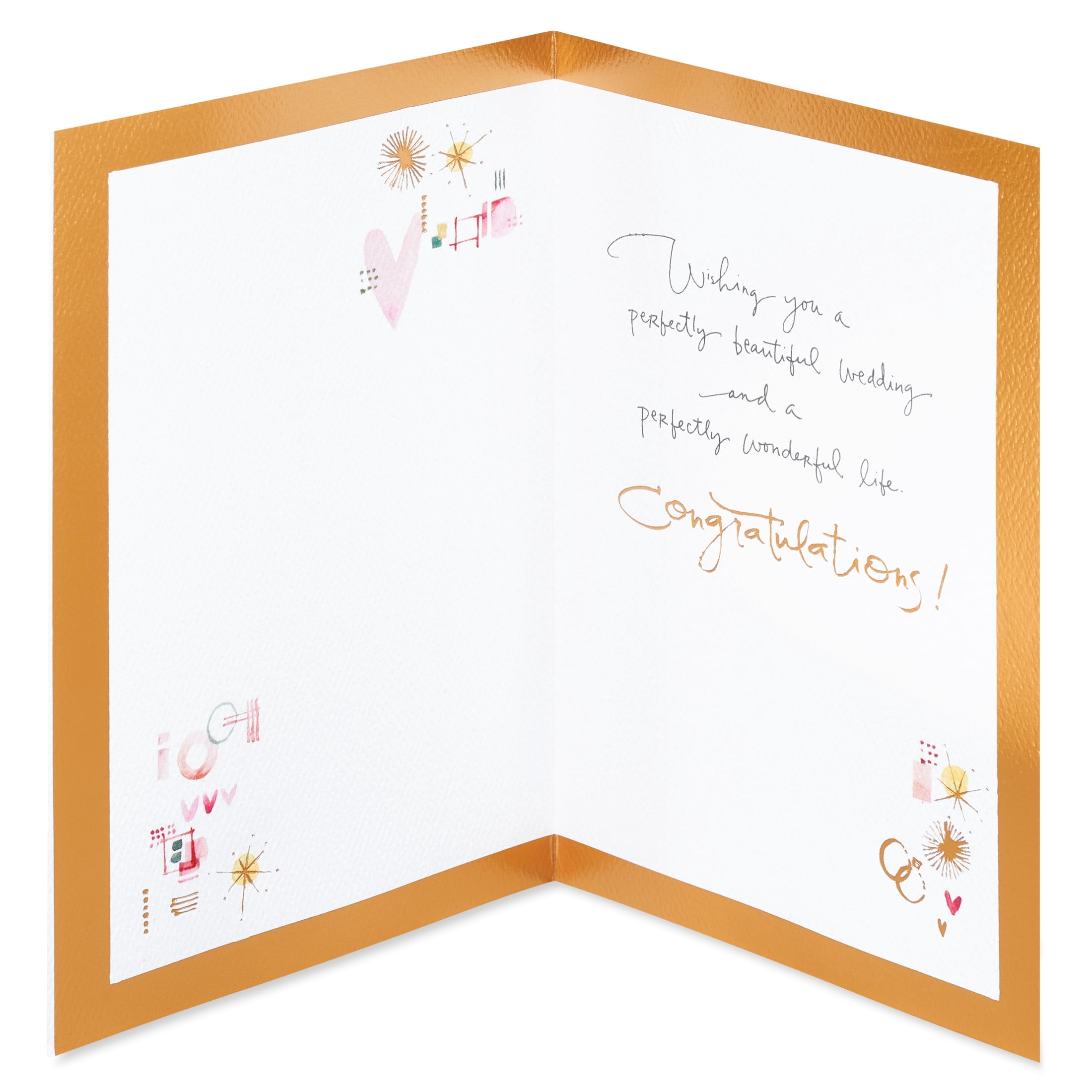 American Greetings Wedding Card for Bride and Groom (You are so Perfect Together)