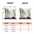 thumbnail image 6 of Decorative Throw Pillow Covers 20x20 Inch Set of 2 Retro Bears Trees Home Decor Pillow Cases for Couch, Silhouette Art Cushion Case for Living Room Bedroom Bed Car Chair, 6 of 9