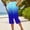 Blue, variant on Capris for Women with Pockets Button Decorated Straight Leg Pants Sdie Split Loose Trousers Summer Vacation Clothes