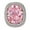 Pink, variant on Bradem Rings Clearance! Exquisite Pink Diamond Geometric Round Edge Square Ring Ladies Jewelry Gift, Pink, 7 Lady Ring Clearance Sale, 1× Ring