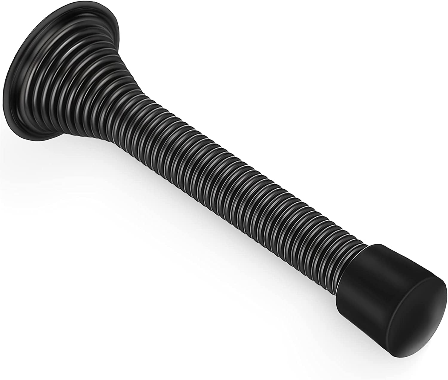 Spring Loaded Door Stop 85mm Wall Mounted Door Stop Metal Spring Loaded