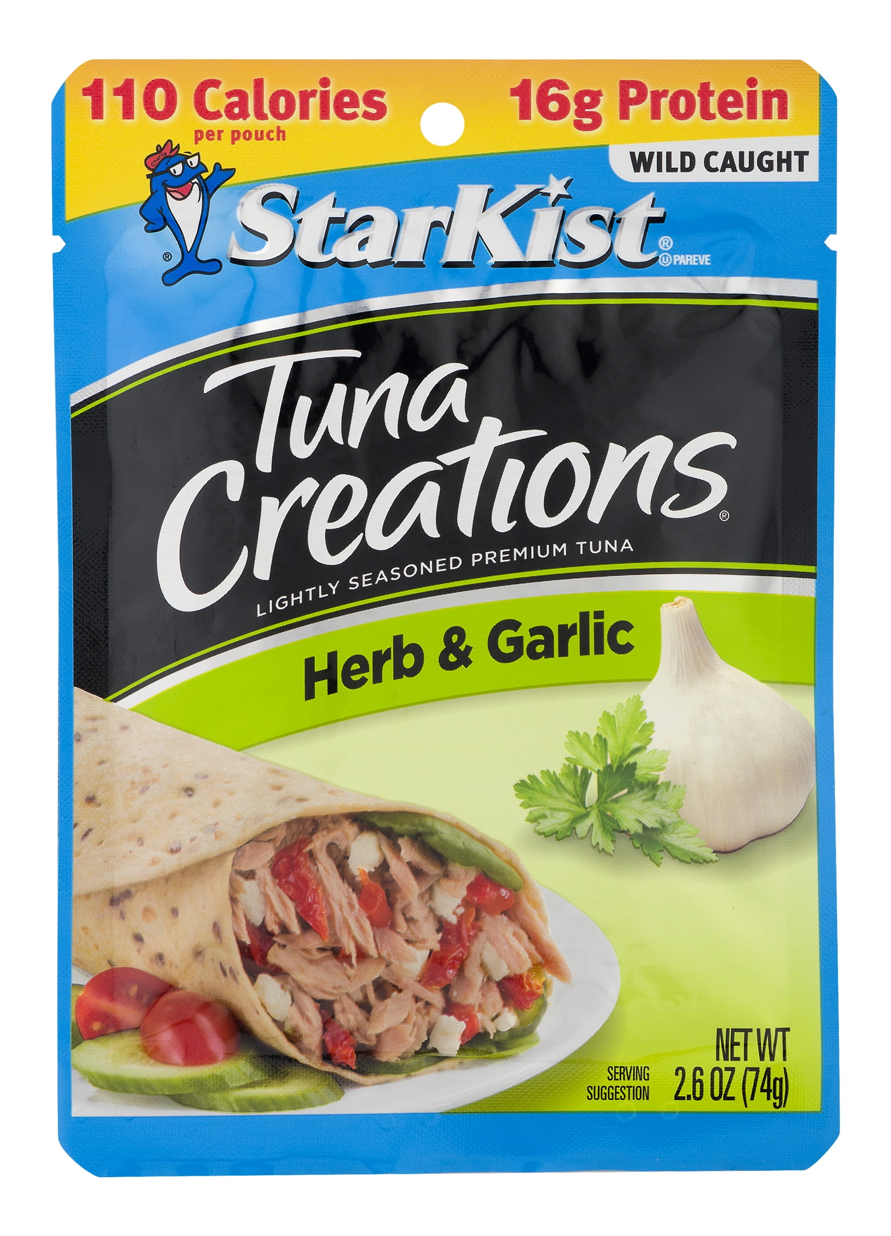 StarKist Tuna Creations® Herb & Garlic 2.6 oz Pouch