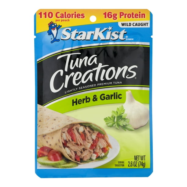 StarKist Tuna Creations® Herb & Garlic 2.6 oz Pouch