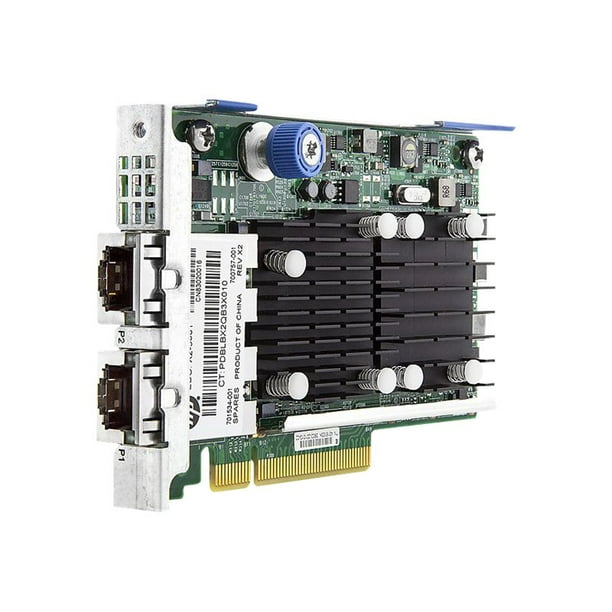 HPE FlexFabric 533FLR-T - Adaptateur Réseau - PCIe 2.0 x8 - 10 Go Ethernet x 2 - pour ProLiant DL360 Gen10, DL388p Gen8