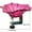 Hot Pink, variant on MXTPOV Open Bird Feeder Hanging, Hot Pink Bowl Bird Feeder for Railings, Clear Acrylic Bird Feeders for Outdoors, Hummingbird Feeder for Garden Patio Yard, Garden Decor