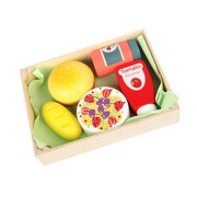 HILABEE Simulation Food Kitchen Toys Educational Toys Pretend Role Play Kitchen Toys for Breakfast