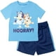 thumbnail image 1 of Bluey Conjunto de Camiseta y Shorts de Rejilla para Niños Pequeños, 1 of 5