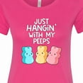 thumbnail image 4 of Inktastic Easter Hangin' with My Peeps Women's T-Shirt, 4 of 5