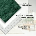 thumbnail image 6 of Socofuz 4x6ft Dark Green Fluffy Rug, Soft Non-Slip Carpet for Living Room, Bedroom, Girls Kids Room, Nursery Home Decor, 6 of 10