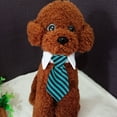 thumbnail image 3 of Corbata para mascotas, pajarita para perro, corbata a rayas para perro, bufanda para mascota, escote falso, toalla de agua 1517, 3 of 5