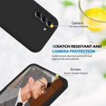 thumbnail image 4 of Étui Intégrale Compatible avec Samsung S21, Protection Hybride en Silicone Anti-Rayures Noir, 4 of 4