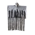 thumbnail image 1 of Halloween Hanging Ghost Decor Skull With Scarf Floating Effect For Porch Ceiling Yard Party Decoration Set Of 2 40 Inches Height 168G, 1 of 9